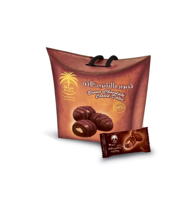 4948_115g Brown Chocolate Coated Dates Rope Box